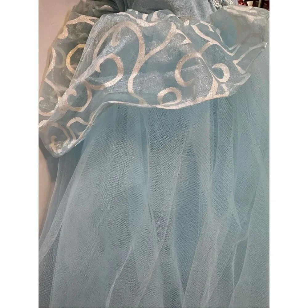 Cinderella Dress Blue with necklace | Toddler girl Size 4-5